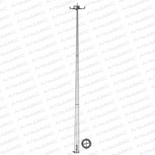 BM-30-C2/20-II высокомачтовая опора